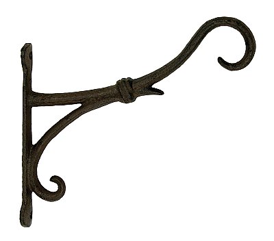 Decorative Wall Mount Cast Iron Hook Bracket