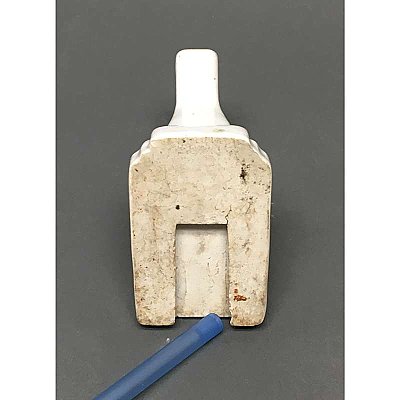 Antique Wall Mounted Porcelain Towel or Robe Bath Double Hook