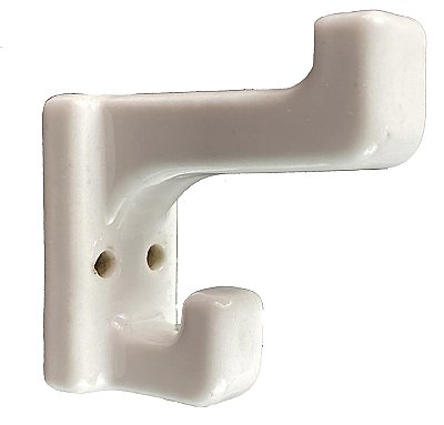 Antique White Porcelain Towel or Robe Bath Hook