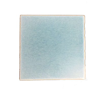 Antique Porcelain Hull Tile Co. 4" x 4" Matte Glaze Light Blue Wall or Floor Bathroom Tile