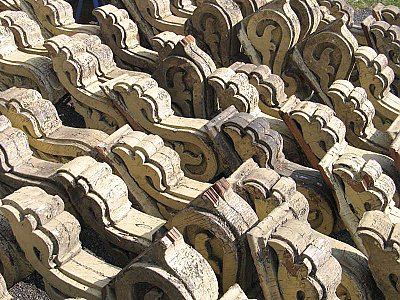 Antique Exterior Pine Corbels