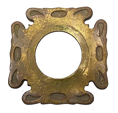 Antique Cast Bronze Cylinder Lock Collar Ring - Circa 1920