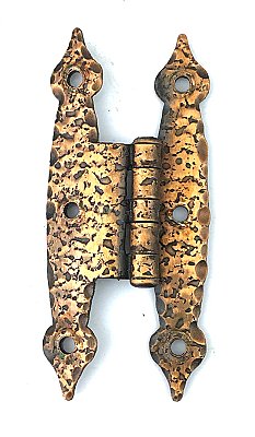 Antique Amerock Hammered Copper Offset Kitchen Cabinet Hinges