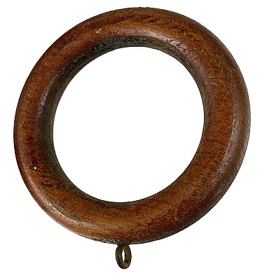 Antique Wood Curtain Rings (Sold Each) - Circa 1910