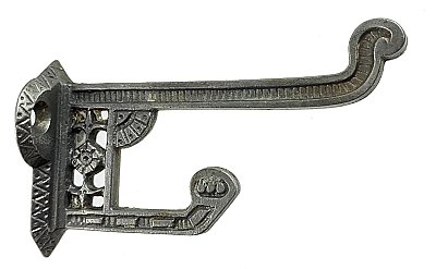 Antique Cast Iron Aesthetic Movement Coat Hook by P. & F. Corbin - Circa 1895
