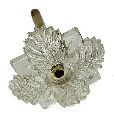 Antique Art Deco Pressed Glass Curtain Tieback - Circa 1920
