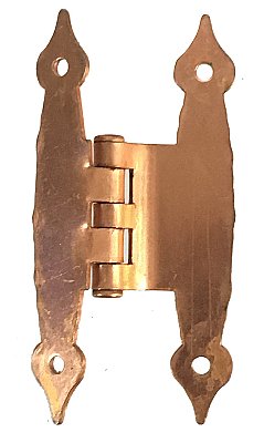 Antique Amerock Copper 3/8" Offset Kitchen Cabinet Hinge - Circa 1960