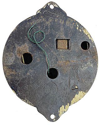 Antique Large Bronze and Iron Mechanical Door Bell - Circa 1875