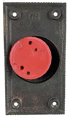 Antique Cast Bronze Rope Design Doorbell by Russell & Erwin - Circa 1894