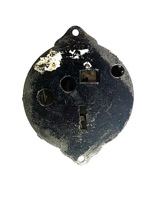 Antique Cast Bronze Mechanical or Rotary Door Bell Only - Pull Chain Style - Circa 1875