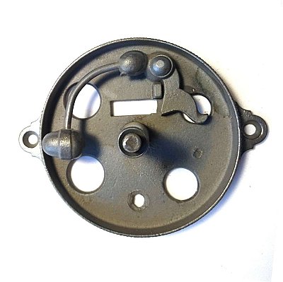 Antique Bronze Mechanical Door Bell - Nonfunctioning - Circa 1872