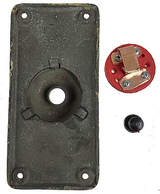 Antique Cast Bronze Electric Doorbell - Circa 1910