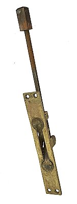 Antique Bronze Mortise Extension Door Bolt - Circa 1920