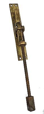 Antique Bronze Mortise Extension Door Bolt - Circa 1920