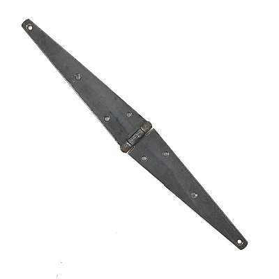 Antique Slender Steel Strap Hinge 16" x 2"