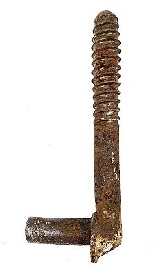 Antique Hand Forged Iron Single Strap Hinge Pintles (Sold Individually)
