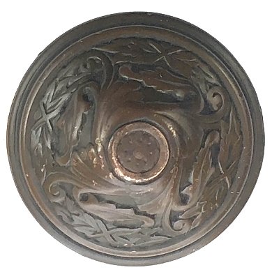 Antique Cast Bronze Door Knob in "T Design" by Sargent & Co. - Circa 1894