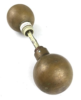 Antique Bronze Ball Door Knob Pairs by Springer Lock Co. - Circa 1920