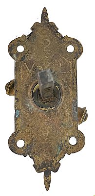 Antique Cast Bronze Door Drop T-Handle or Pull - Circa 1890