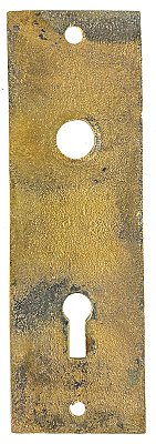 Antique Cast Bronze Door Plate by  F.C. Linde  - Circa 1890