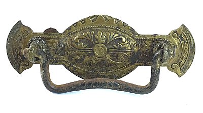 Antique Set of 3 Aesthetic Drawer Pulls, 3"on Center