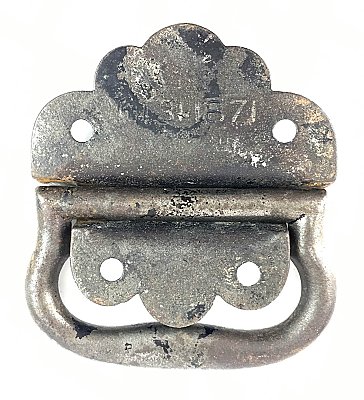 Antique Single Surface Mount Trunk or Chest Handle Circa 1871 - One Available