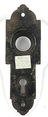 Antique Cast Iron "433 Design" Door Plate by Chicago Hardware Co. - Circa 1895
