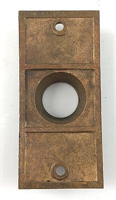 Antique Cast Iron "423 Design" Door Plate or Escutcheon by Chicago Hardware Co. - Circa 1895