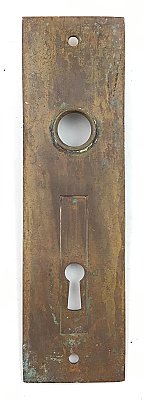Antique Cast Bronze "Ceylon" Pattern Door Plate by P. & F. Corbin Hardware - Circa 1905