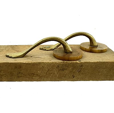 Antique Art Deco Bakelite Drawer Pulls - Set of 2 - Circa 1930
