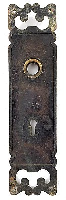 Antique Cast Bronze "Cambridge" Design Door Plate By P. & F. Corbin - Circa 1905