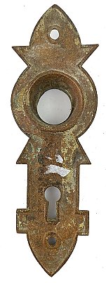 Antique Bronze Door Plate by Chicago Hardware Co. - Circa 1888