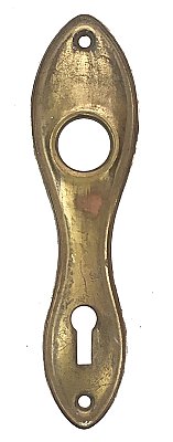 Antique Wrought Bronze "Jefferson" Pattern Door Plate by Sargent & Co. Hardware - Circa 1926