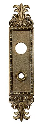 Antique Cast Bronze "Olympus" Design Door Plate by P. & F Corbin Co. - Circa 1905