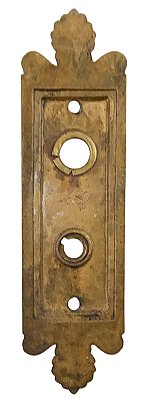 Antique Cast Bronze "Como" Design Door Plate by Penn Hardware - Circa 1907
