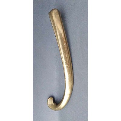 Antique Single Bronze Belgian Door Pull