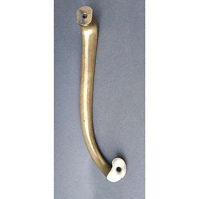 Antique Single Bronze Belgian Door Pull