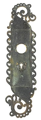 Antique Cast Bronze Door Plate - Possibly By P. & F. Corbin - Circa 1892