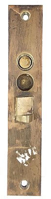 Antique Cast Bronze Door Lock Set in "Empire" Design by  P. & F. Corbin - Circa 1892