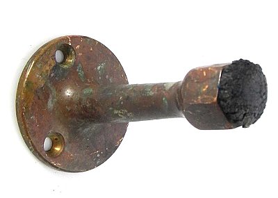 Antique Cast Brass Door Stop