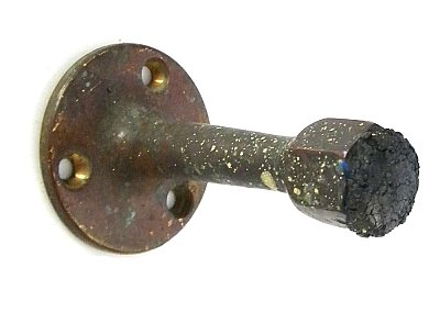 Antique Cast Brass Door Stop
