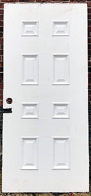 Antique Exterior Eight Panel Door
