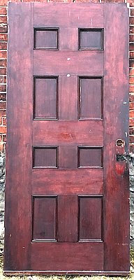 Antique Exterior Eight Panel Door