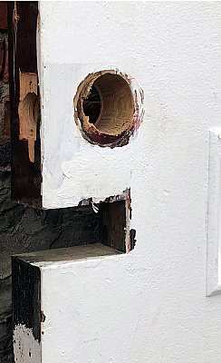 Antique Exterior Eight Panel Door