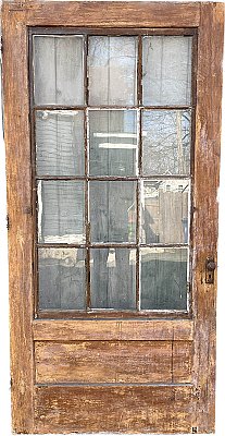 Antique Storm & Screen Exterior Door - Circa 1890