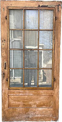 Antique Storm & Screen Exterior Door - Circa 1890