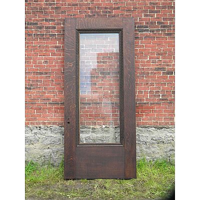 Antique Quartersawn Oak Exterior Door