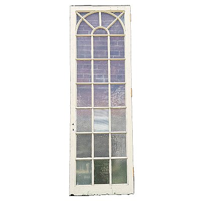 Antique 33-3/4” x 101-3/8” Pine Exterior Door - Circa 1900