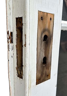 Pair of Antique 60” x 80-5/8” Pine French Doors - Circa 1920