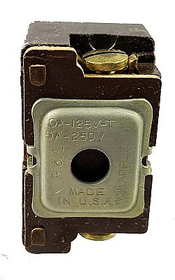 Antique Pass & Seymour Single Pole Switch - New Old Stock - Circa 1930